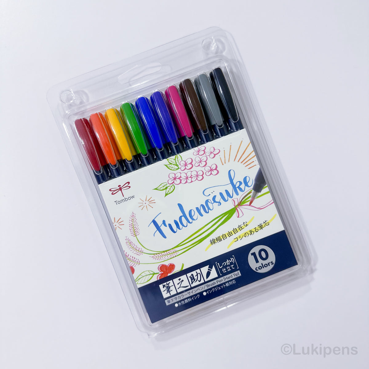 Set 10 Rotuladores Lettering Fudenosuke Tombow –